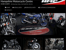 Tablet Screenshot of hampshiremotorcycles.com